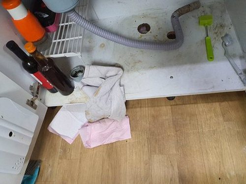 처인구 백암면 하수구막힘 — 세탁 공간 하수구 정체