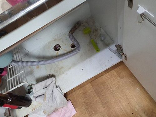 병점구 반월동 하수구막힘 — 바닥 배수 지연